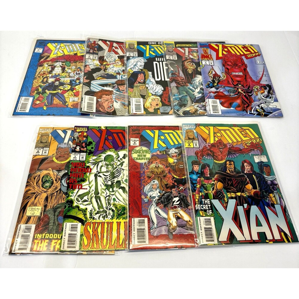 X-Men 2099 #1 to 9 Marvel Comics Book Lot 1994 Modern Age NM